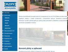 Tablet Screenshot of plotybohumin.cz